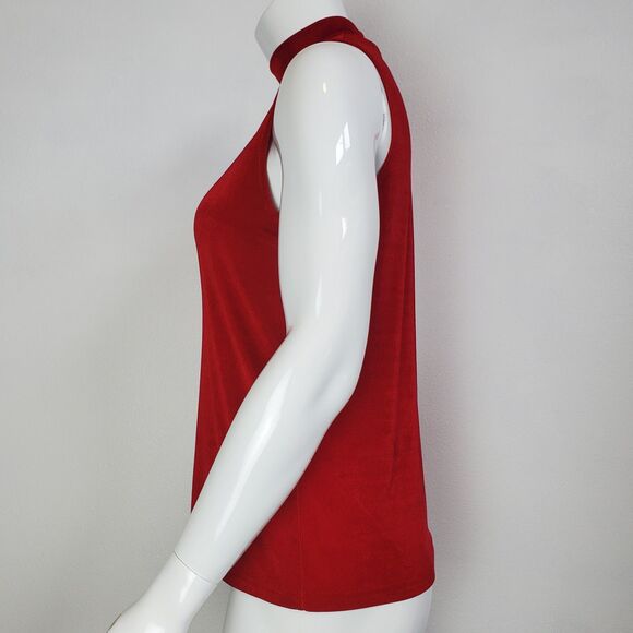 Vintage 90s Kathy Ireland Red Tank - Picture 3 of 6